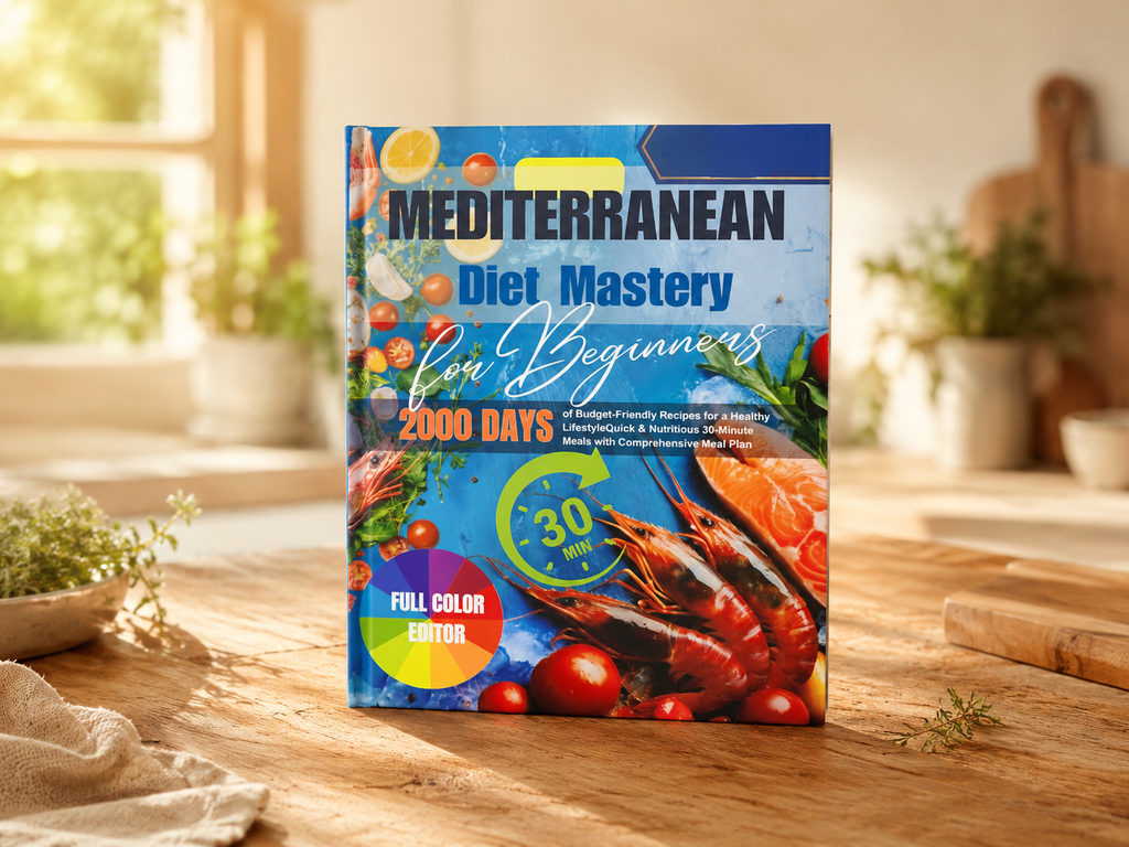 Mediterranean Diet Cookbook for Beginners | 160+ Easy Recipes & 30-Day Meal Plan